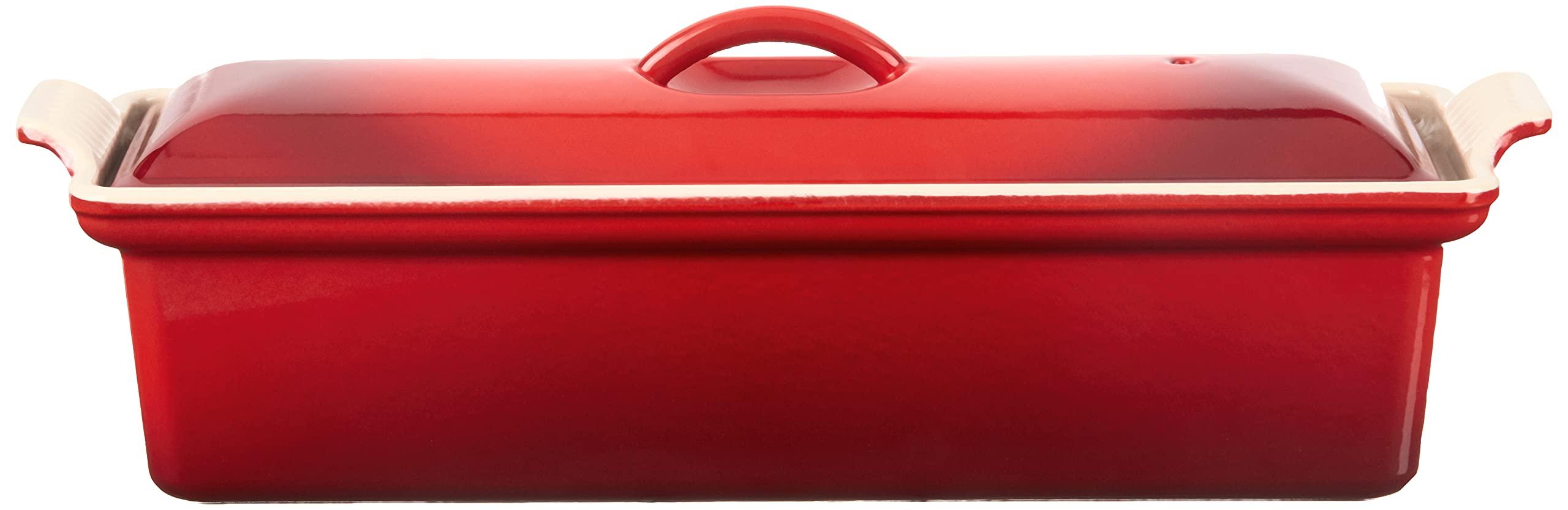 Le Creuset Le Creuset Enameled Cast Iron Pâté Terrine, 2 qt., Cerise