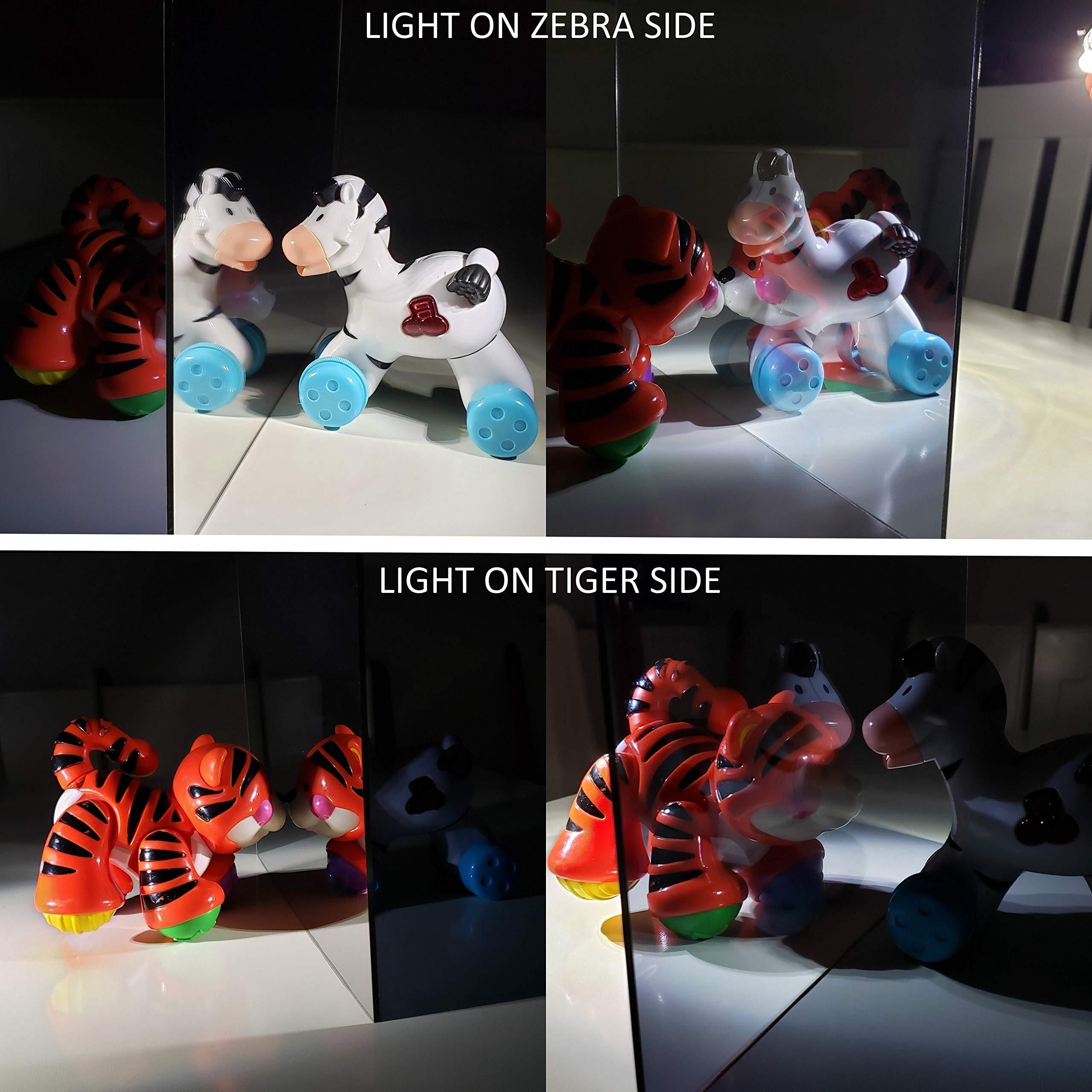 SUPREMETECH SUPREMETECH 12 x 12 x 0.04 Inch Acrylic See-Through Mirror, 30% Transparent