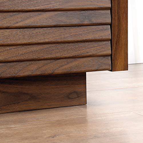 Sauder Sauder Harvey Park Modern Stand Media Console Credenza with Drawers and Storage Shelves, for TVs up to 70\", Grand Walnut