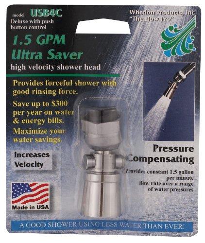 Whedon Products Whedon Products, Chrome USB4C Showerhead, Size