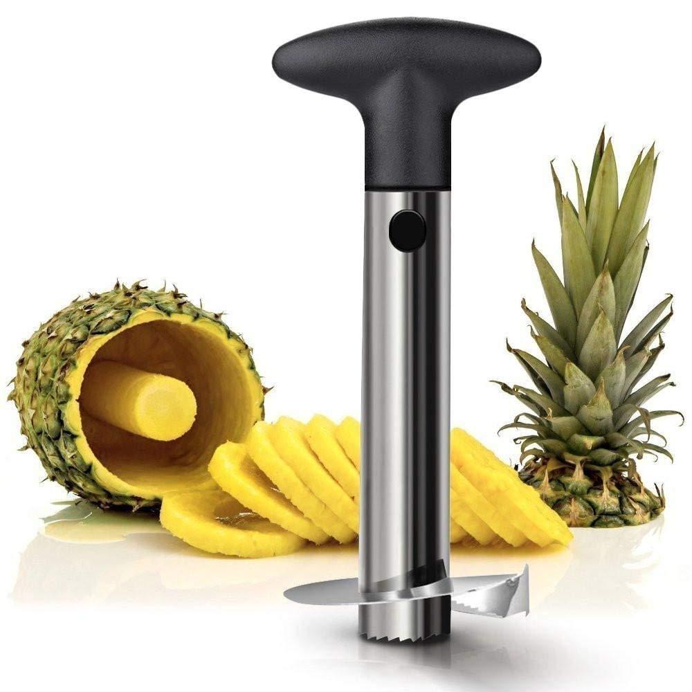 OXO OXO Good Grips Stainless Steel Pineapple Corer & Slicer,Silver/Black