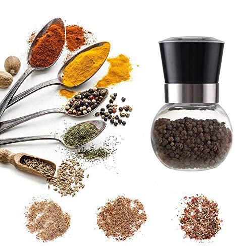 Cuisinox Cuisinox Premium Salt and Pepper Mill and Spice Grinder with Ceramic Mechanism, 4" x 5", Black