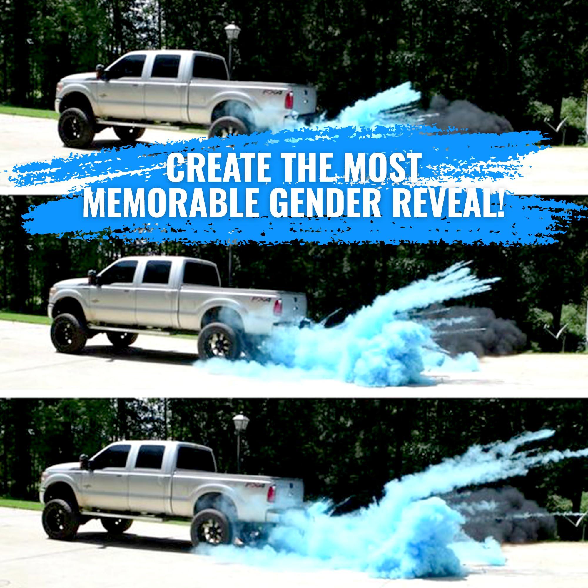 Color Blaze Color Blaze Baby Gender Reveal Color Powder - 15lbs of Blue Colored Powder - for Car & Motorcycle Burnout, Exhaust, Toss, Photoshoot, Party & Festivals - Pack of 3 Bags with 5 Pounds Each - Blue