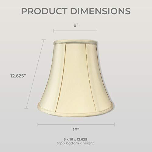 Royal Designs, Inc. Royal Designs, Inc. True Bell Lamp Shade - Beige - 8 x 16 x 12.625