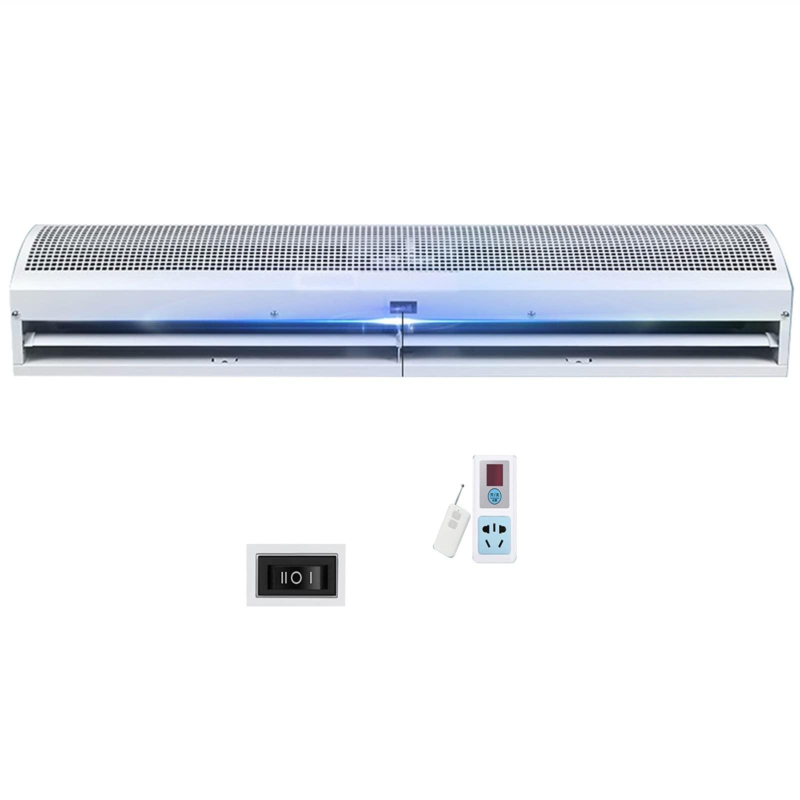 Air Curtain Air Curtain Commercial Door of 600mm, 900mm, 1200mm Styles Can Prevent Dust, Heat and Odor, Low Noise and Energy Saving (Size : 60cm)