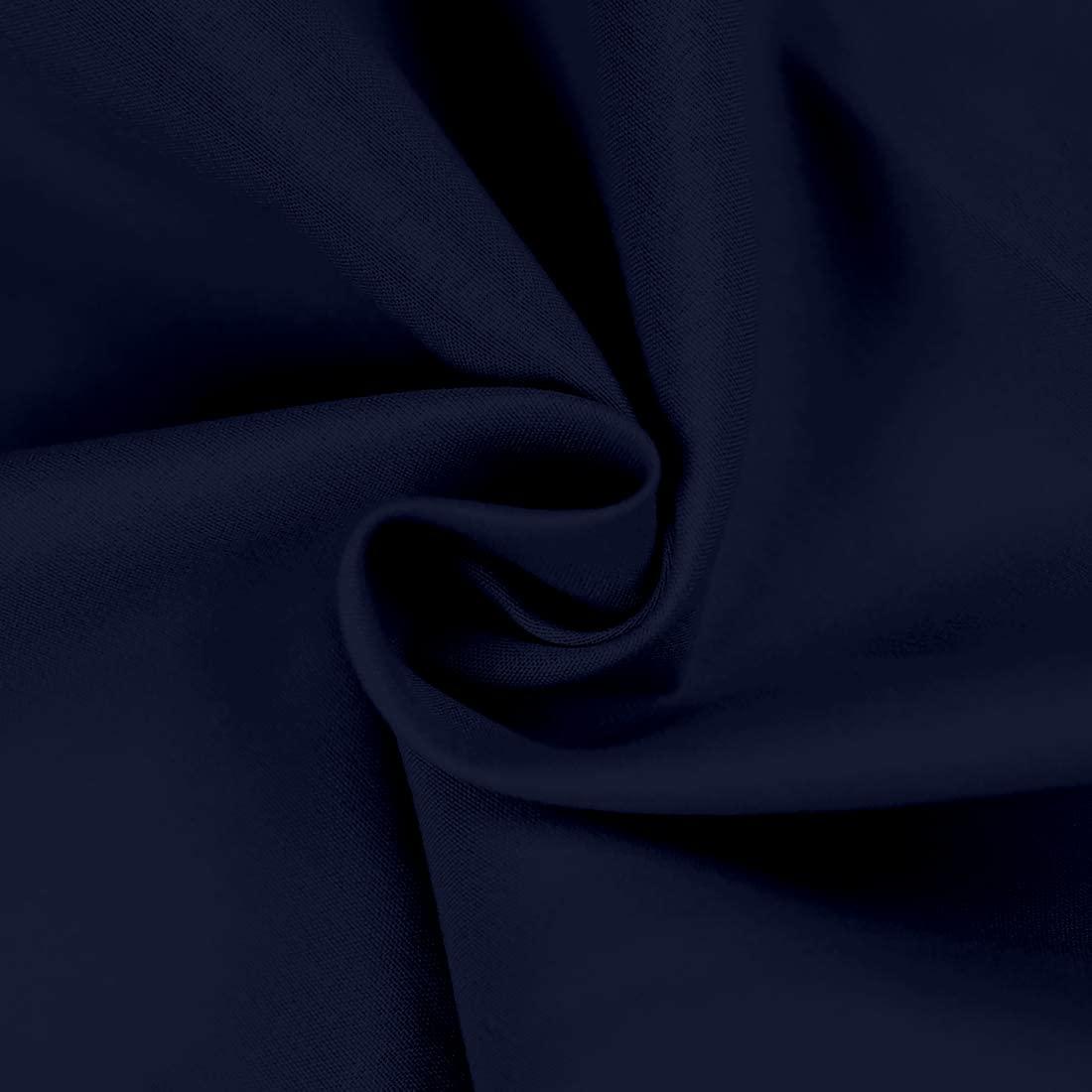Cottington Lane Pleated Bed Skirt with Split Corners for Daybeds - Three Side Coverage - Made with Brushed Microfiber - Navy Blue Daybed Dust Ruffle Split Corners - Full 21 Inches Drop Daybed Skirt(Full/21\" Drop)