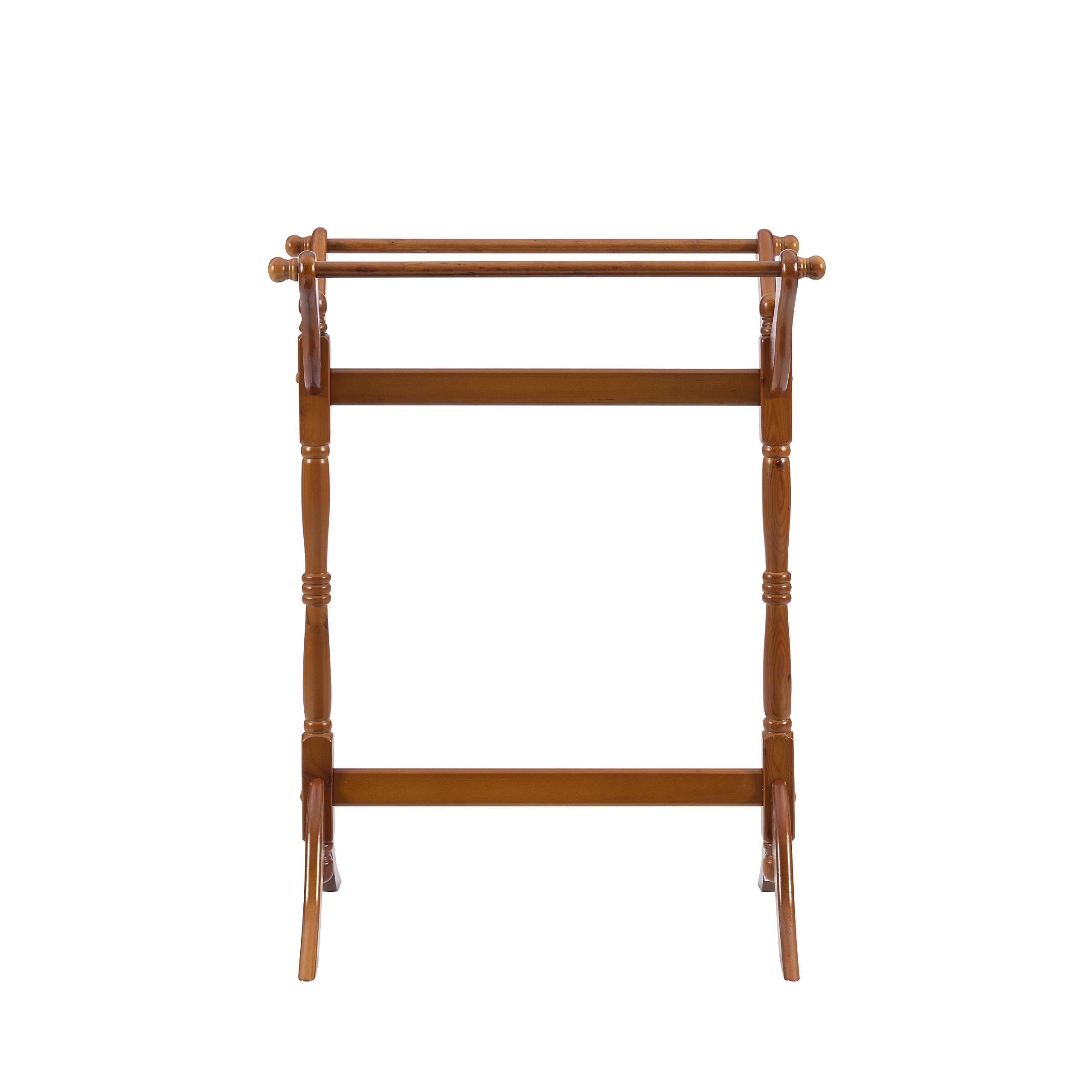 Powell Furniture Powell Furniture Boonie Oak Finished Blanket/Quilt Rack by Powell