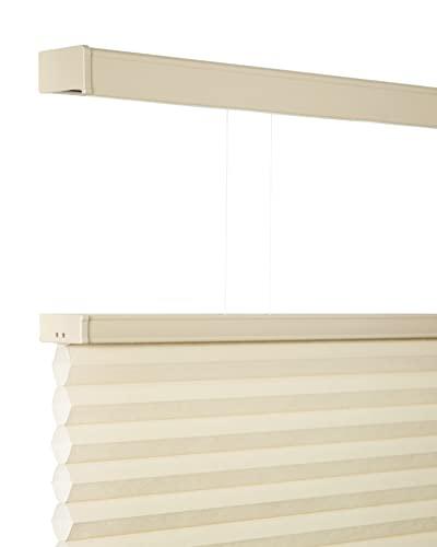 CHICOLOGY CHICOLOGY Cellular Shades, Top Down Bottom Up Shades, Blinds for Windows, Window Shades for Home, Door Blinds, Window Coverings, Cellular Blinds,Ecru - Light Filtering, 29" W x 72" H