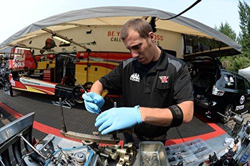 Mechanix Wear Mechanix Wear: 5 Mil Nitrile Disposable Gloves with High Dexterity, Latex Free, Powder Free, Nitrile Rubber Gloves, Textured Grip, 100 pack, Cleaning and Mechanic Work Gloves (Blue 5 mil, Medium)