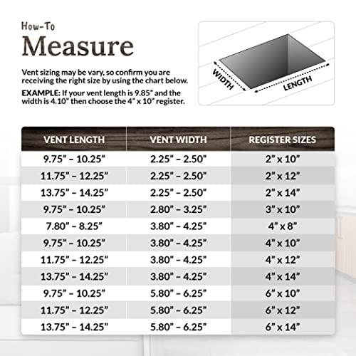 Decor Grates Decor Grates AJH410-RB Oriental Floor Register, 4x10 Inches, Rubbed Bronze Finish