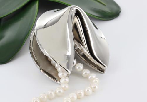 Natico Natico Originals Non-Tarnishing Silver Fortune Cookie Paperweight, Desktop Gift, Resturant Decor (60-2700)