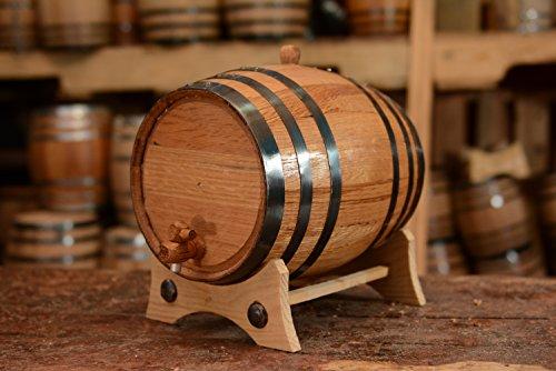 Sofia\'s Findings Personalized - Custom Engraved American Premium Oak Aging Barrel - Age your own Whiskey, Beer, Wine, Bourbon, Tequila, Rum, Hot Sauce & More | Barrel Aged (5 Liters)