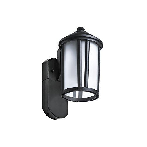 KUNA Maximus Smart Security Light, Traditional Textured Black Finish, Compatible with Alexa, 450lm A19 bulb included