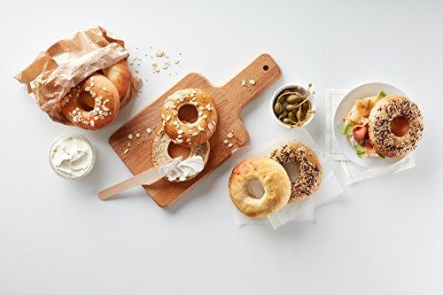 Lekue Lekue Bagel Maker with 6 Individual Bagel Molds, Brown