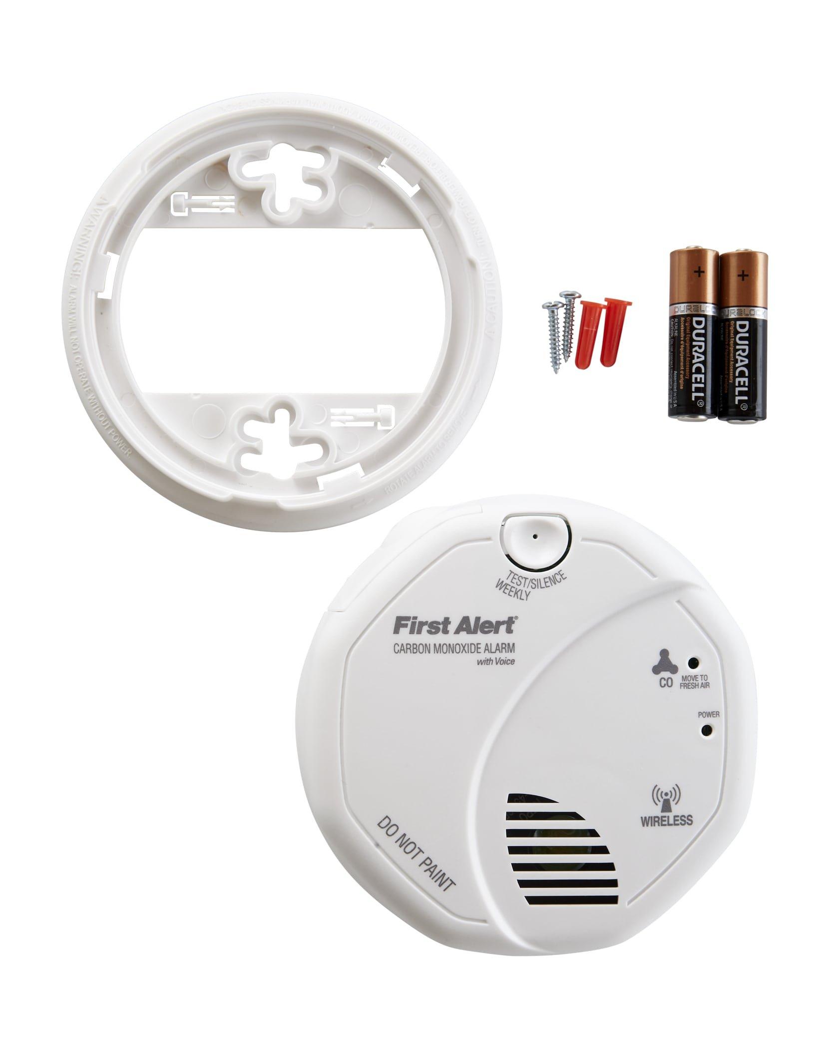 FIRST ALERT First Alert BRK CO511 Carbon Monoxide (CO) Detector Wireless Interconnected with Voice and Location