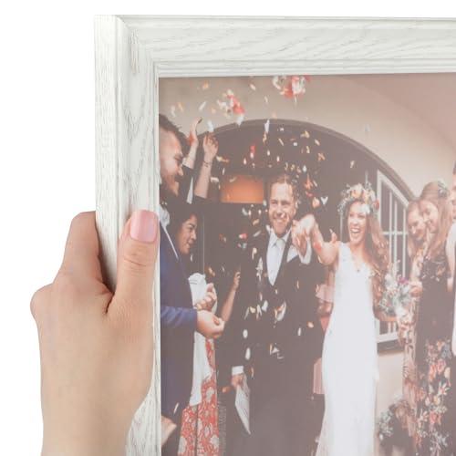 ArtToFrames ArtToFrames 19x25 Inch White Picture Frame, This 1.25 Inch Custom Wood Poster Frame is White - Comes with Foam Backing 3/16 inch and Regular Acrylic (FBPL0151-59504-475-19x25)