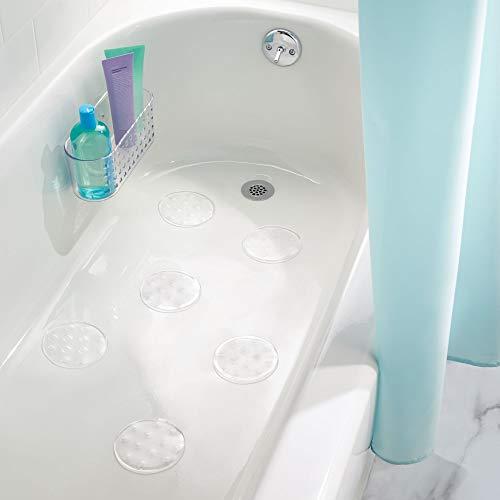 iDesign iDesign Plastic Shower Caddy and Bathroom Organizer Basket with Suction Cups 10.2x4.8x4.35, Clear