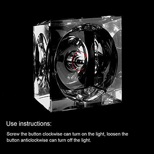 Zulux Zulux Galaxy Crystal Ball - Galaxy Balls for Kids with LED Lamp Base, Clear 80mm(3 inch) Galaxy Glass Art for Kids Birthday Gifts, Teacher Gifts,Gift for Anniversary and Boyfriend Birthday