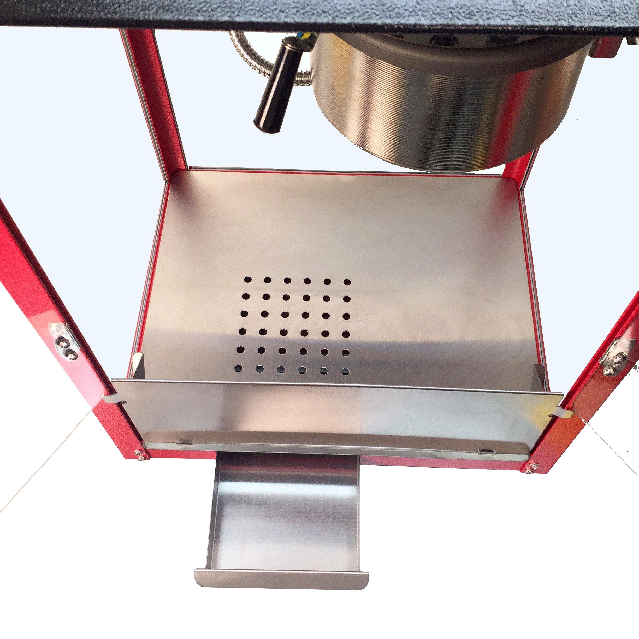 Paragon 1911 Style Pop 8 Ounce Red Popcorn Machine for Professional Concessionaires Requiring Commercial Quality High Output Popcorn Equipment