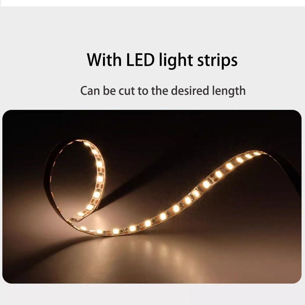 Sxlawesom Sxlawesom LED Staircase Handrail Lighted Handle with Sensor Stainless Steels Handrail Bar Foot Rail Kit for Indoor Stairs Wall Mount Support (Color : Black, Size : 59"/1.5m)