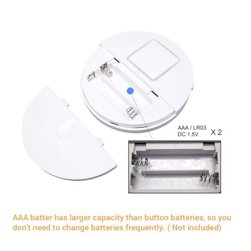 EVA LOGIK EVA LOGIK Modern Ultra-Thin Window Alarm with Loud 120dB Alarm and Vibration Sensors Compatible with Virtually Any Window, Glass Break Alarm Perfect for Home, Office, Dorm Room- 8 Pack