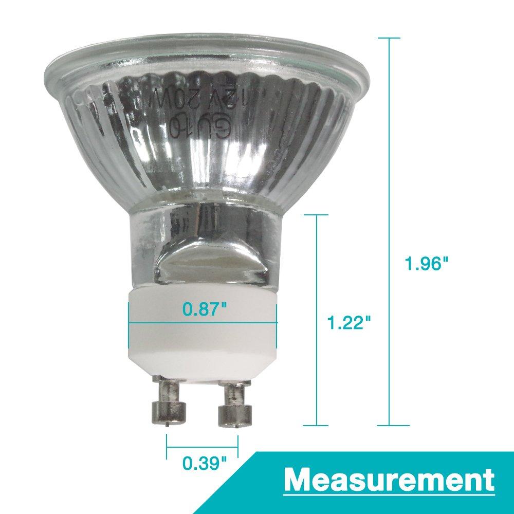 eTopLighting ETOPLIGHTING GU10 12V 20W Halogen Bulb Lamp, VPL1235