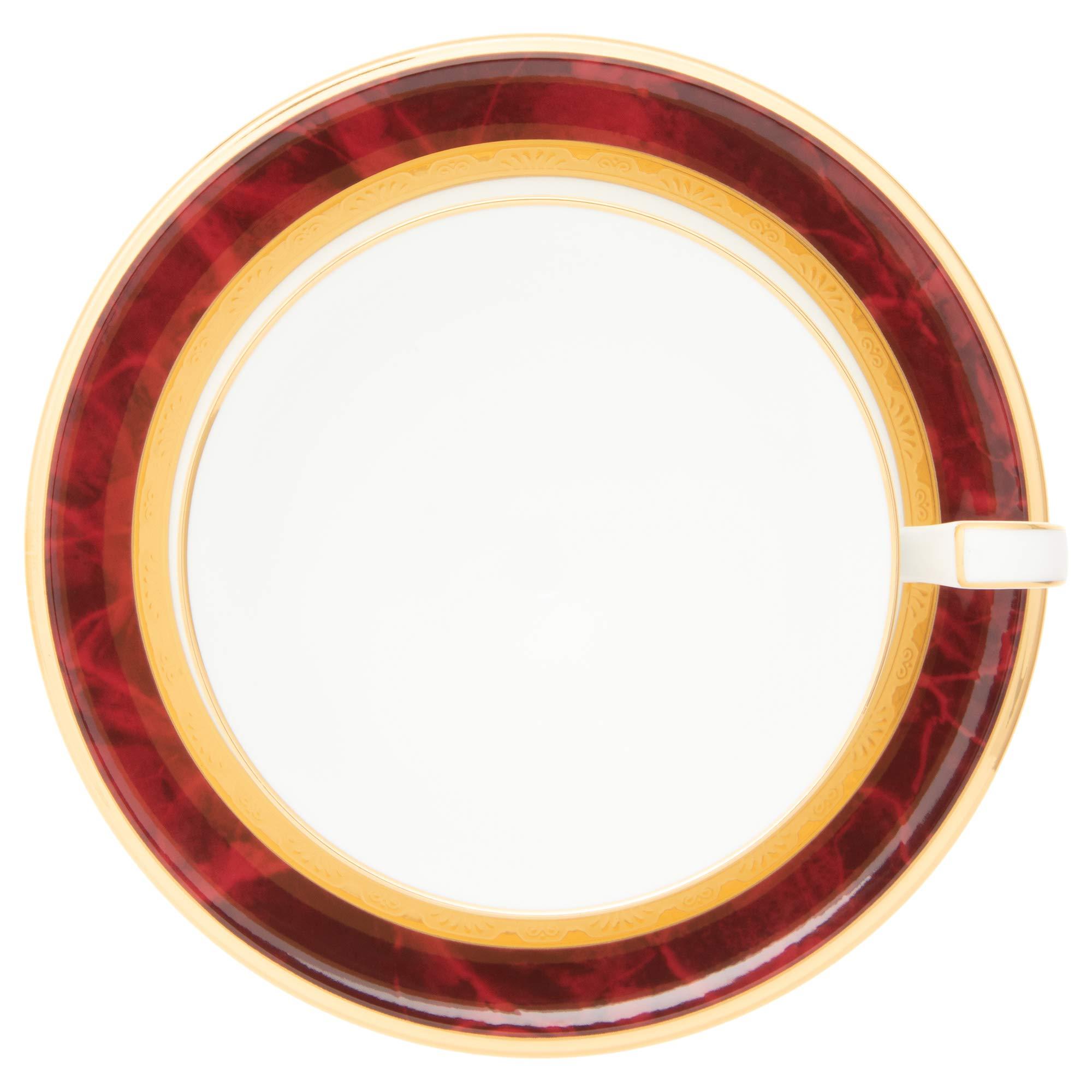 Noritake Noritake Y6988/47332 Cup & Saucer (Color Changing Pair Set) (COFFEE & TEA COFFEE) 220cc Fitzgerald & Hemingway 2 Guests Green Marron Bone China