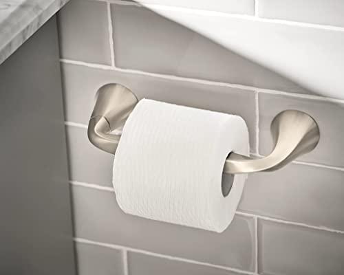 Moen Moen Y1208BN Oxby Collection Pivoting Toilet Paper Holder, Brushed Nickel