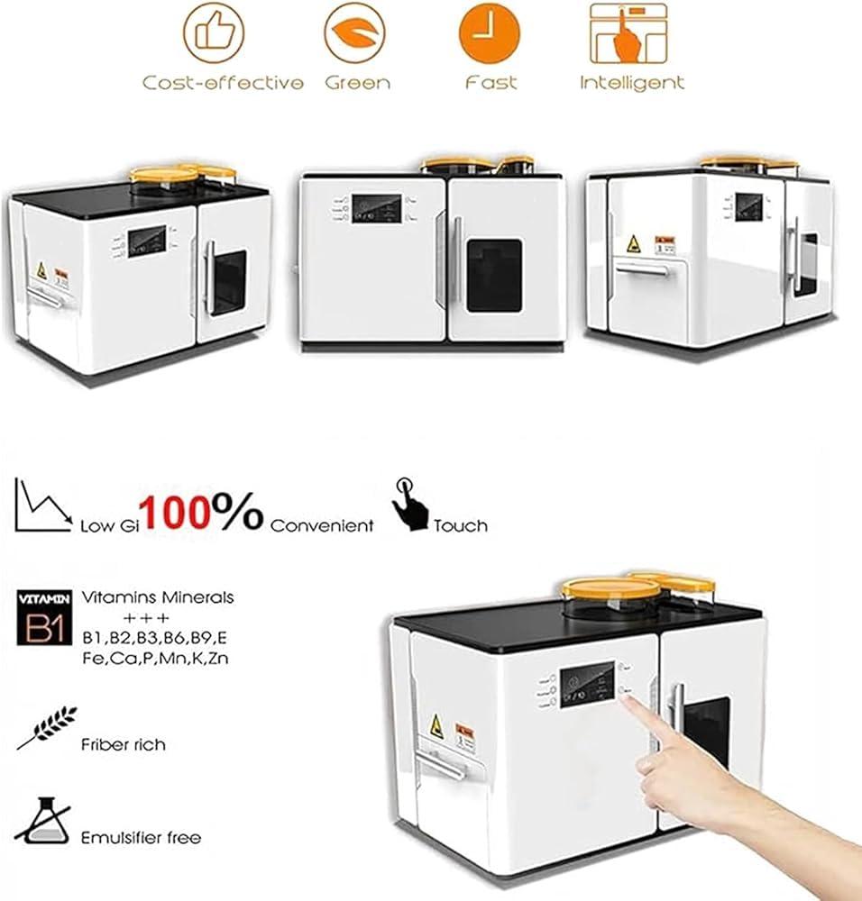 GYDUHYE GYDUHYE Fully Automatic Roti Maker, Electric Chapati Tortilla Pancake Making Machine, Intelligent Touch Screen, One Key to Make 20 Pcs/One Time for Chapati, Flour Tortilla, Dosa, Tawa