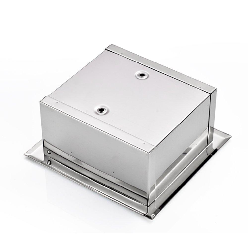 LUANT LUANT Recessed Paper Holder for Bathroom Storage, Toilet roll Holder, Stainless Steel, Polished Chrome