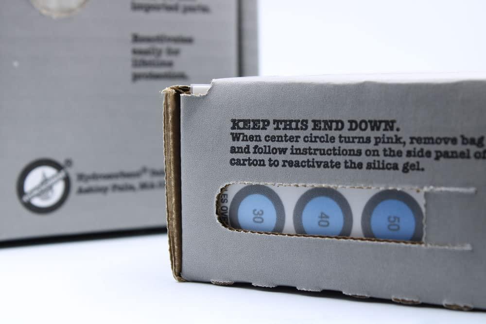 HYDROSORBENT HYDROSORBENT Gun Safe Dehumidifier Rechargeable Silica Gel 450 Gram Carton. Moisture Absorber. Reusable Desiccant Dehumidifier for Gun Safe Made in USA Silica Gel Desiccant. 1 Unit - SG450