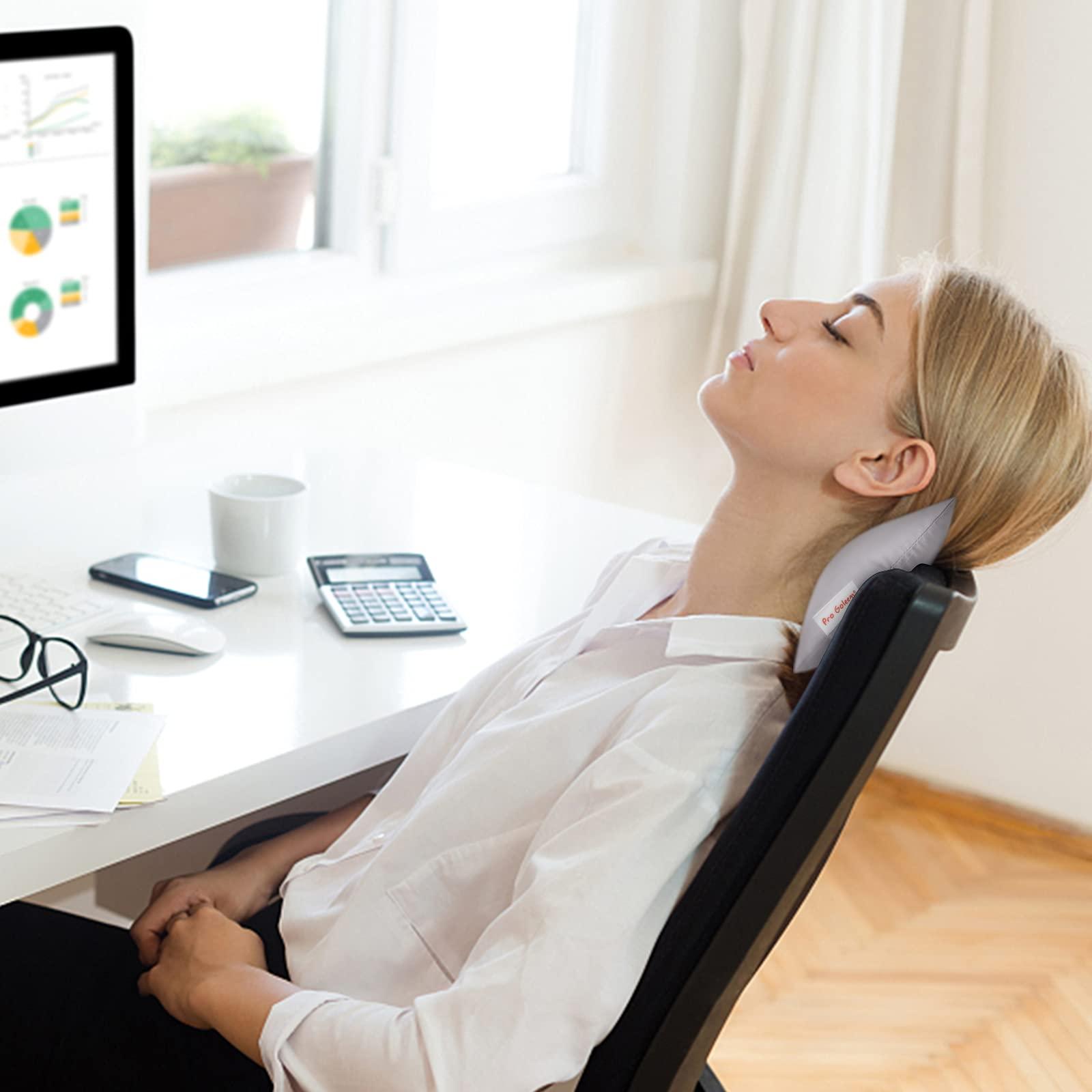 Pro Goleem Pro Goleem Small Pillow 11x6x2.5 Small Pillows for Sleeping and Traveling Mini Pillow with Name Tag Tiny Pillow for Kids Pillow Neck Lumbar Knee Nap Pillow Pet Pillow, Gray