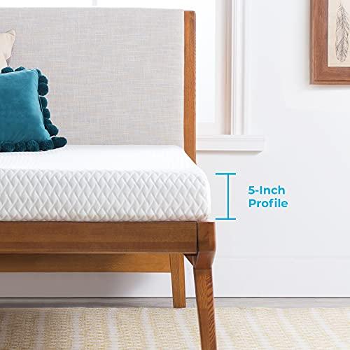 Linenspa Linenspa 5 Inch Gel Memory Foam Mattress , Firm Mattress, Low Profile Bed Queen 5 Inch Mattress