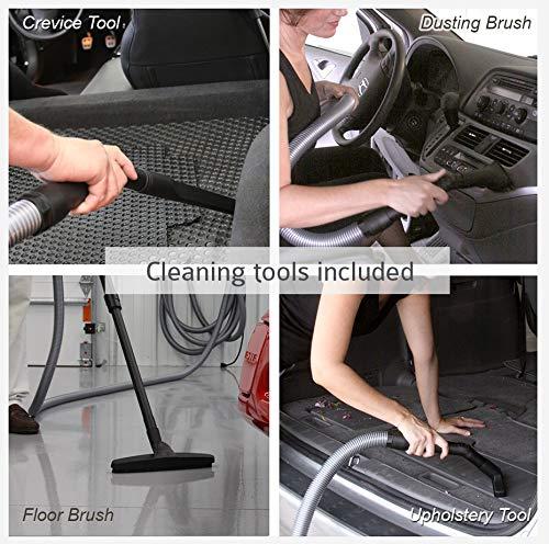 VacuMaid VacuMaid GV30 Wall Mounted Garage Vacuum with 30 ft Hose and Tools