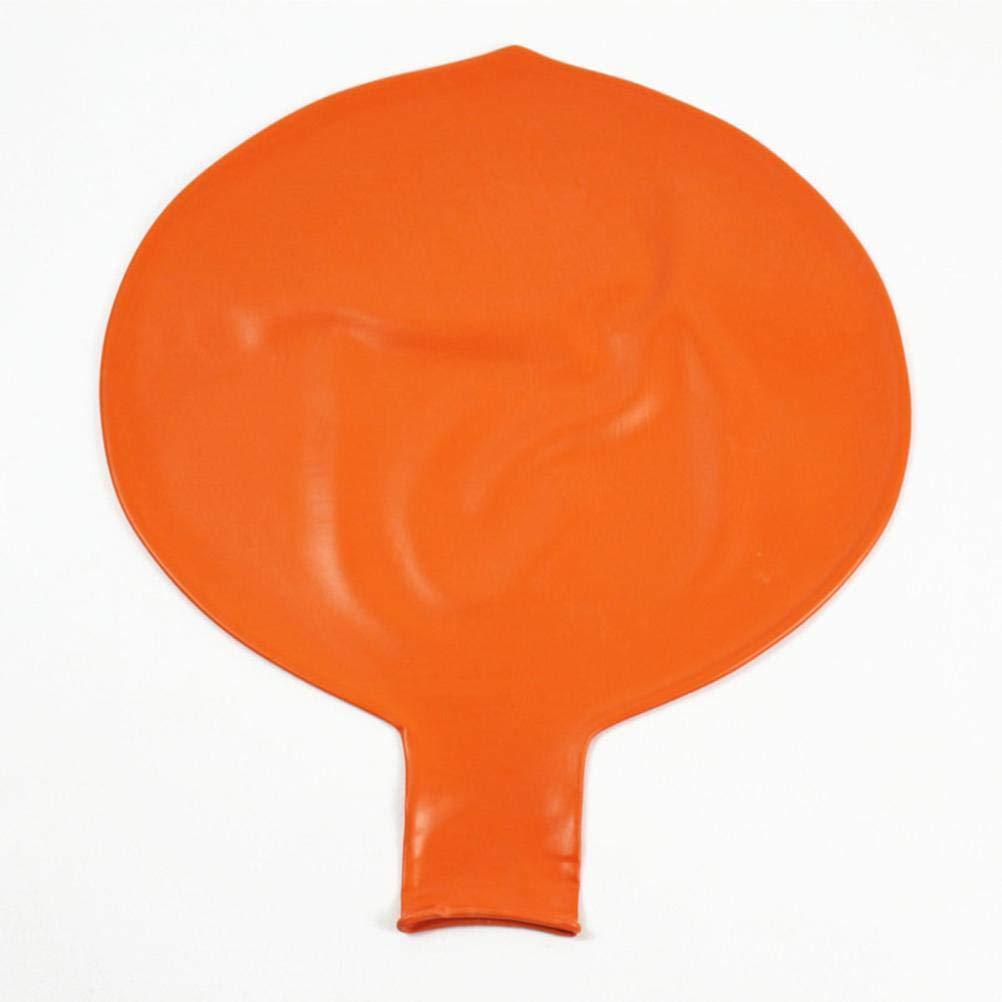 Nurnesy 72 Inch Giant Human Shaped Balloon for Weddings, Birthdays, and Events - Thick Latex Balloon Garland for Baby Showers, Wedding Photography, Party Decorations (Orange)