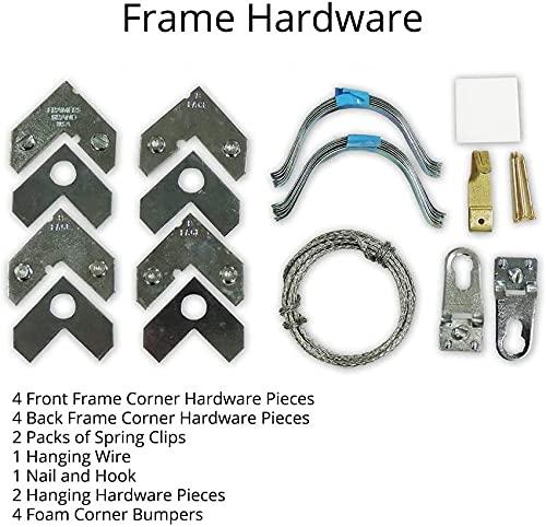 Frame It Easy Frame It Easy 28 x 38 Gloss Silver Metal Frame (Hanover)