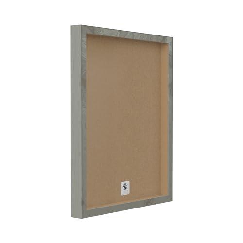 Stupell Industries Stupell Industries Glam Fashion Book Stack Grey Bow Pump Heels Ink, Design by Amanda Greenwood Gray Framed Wall Art, 24 x 30, Black