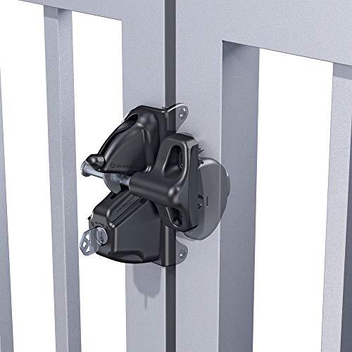 National Hardware National Hardware N346-202 LokkLatch Deluxe Gate Latch, 5-7/8\", Heavy Duty, Stainless Steel Components, Black