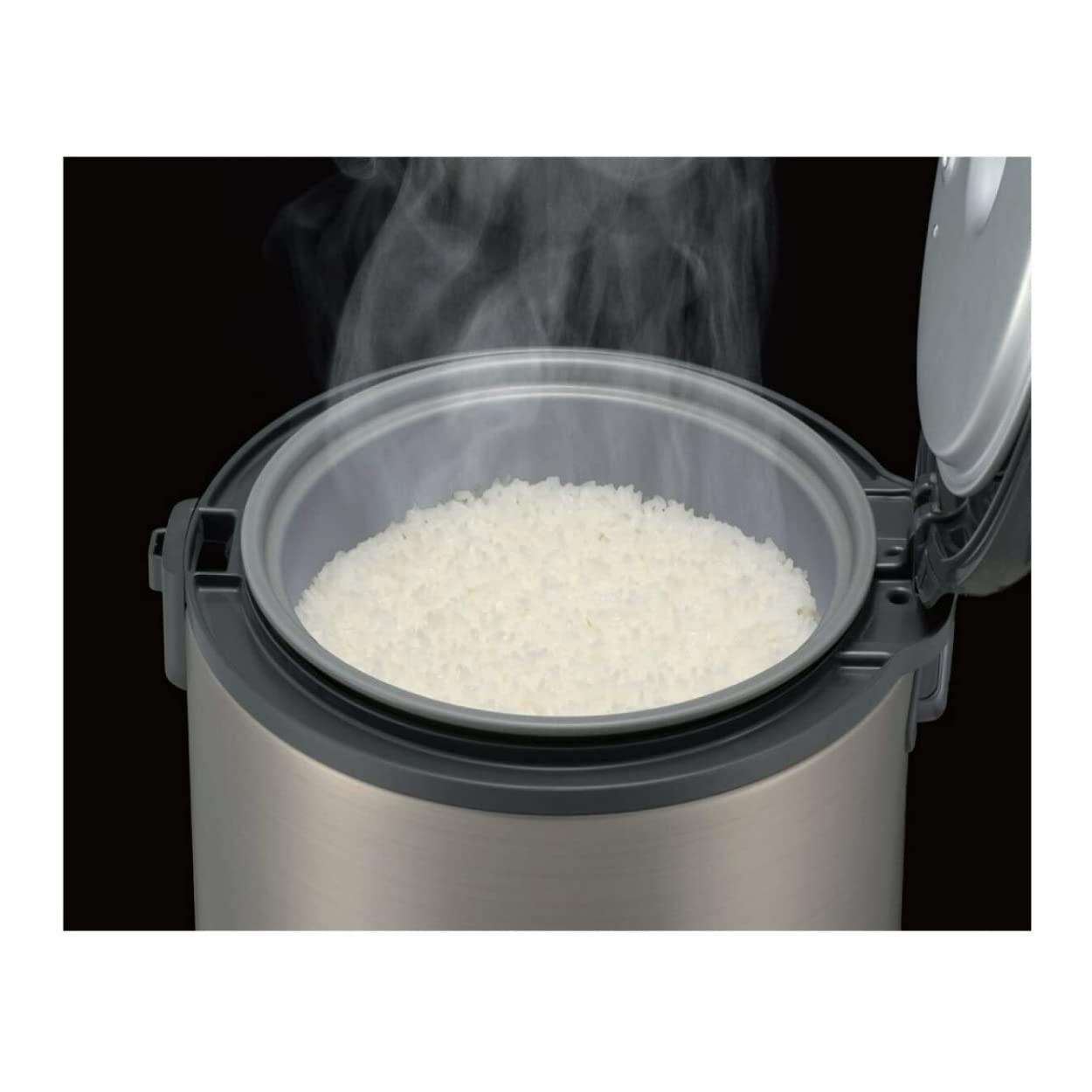 Tiger Tiger JNP-S55U 3-Cup Capacity White Rice Cooker with Non-Stick Inner Pot, Spatula and Measuring Cup, Keep Warm Setting Upto12 hours (Urban Satin)