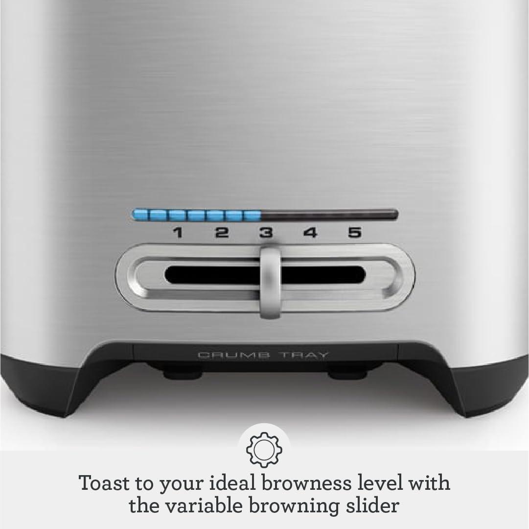 Breville Breville Die-Cast Smart Toaster, 2-Slice, Brushed Stainless Steel