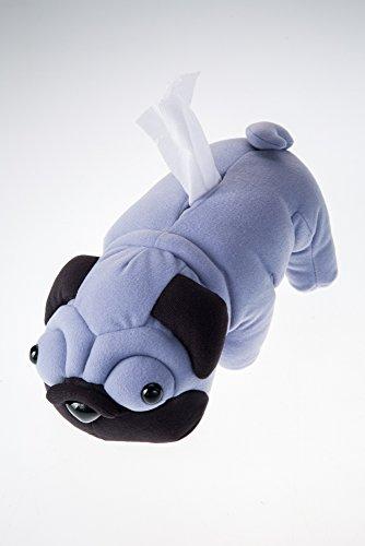 WitnyStore WitnyStore Little Pug Gray Toilet Paper Holder Tissue Mache Craft Home