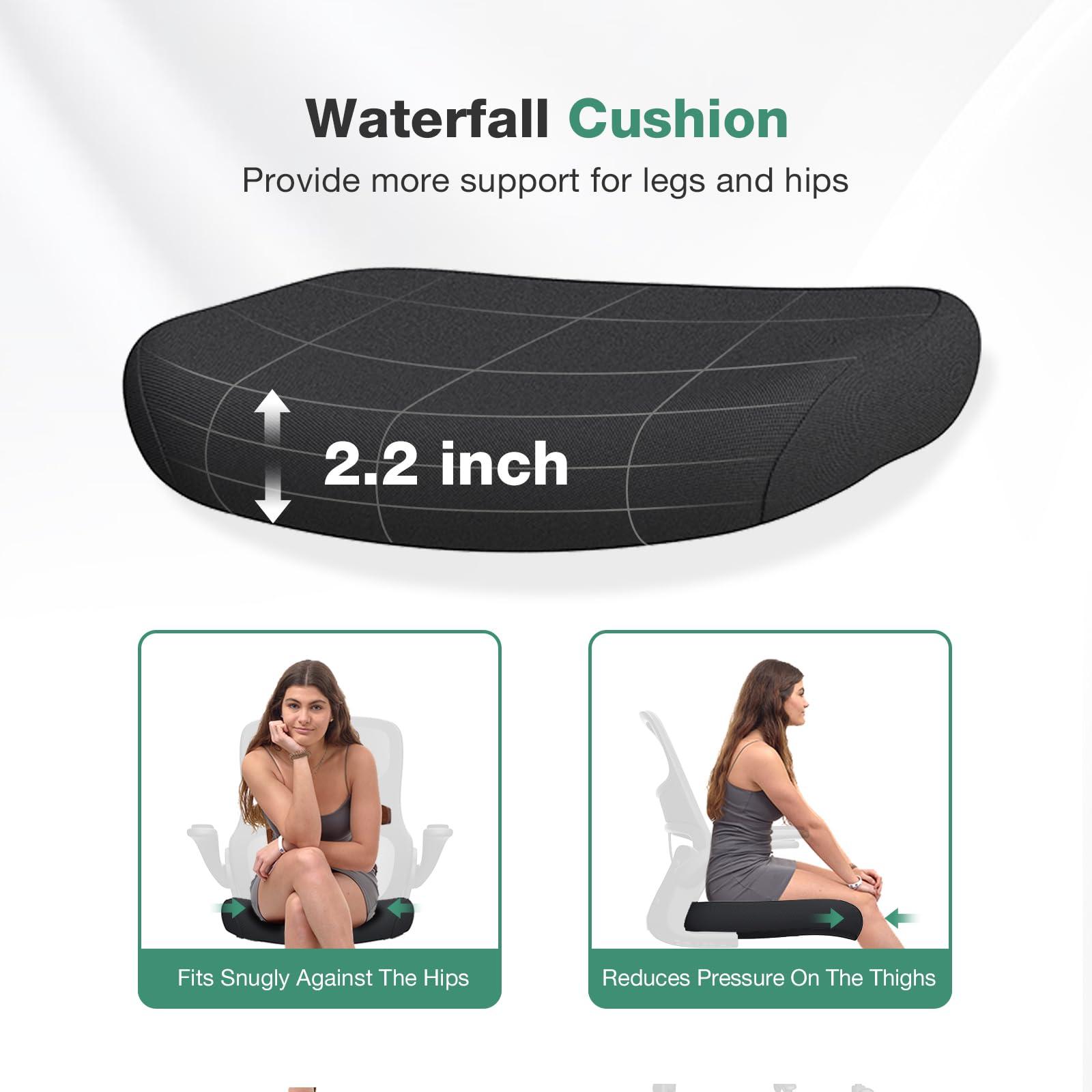 Novilla Novilla Ergonomic Office Chair, Desk Chair Breathable Mesh Office Chair, High Back Mesh Gaming Chair with Flip-up Armrests, Office Chair Ergonomic Desk Chair, Black