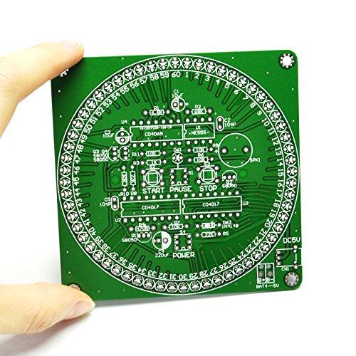 Gikfun Gikfun 60 Seconds DIY Electronic Timer Soldering Practice Board Kit for Arduino 61 Red LED EK1904