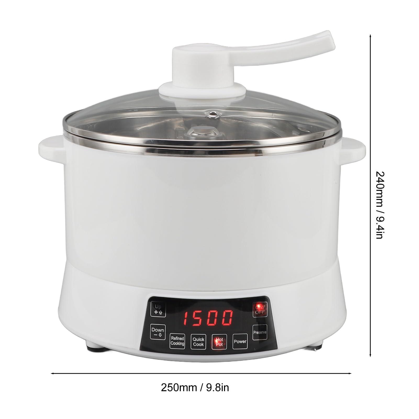 Atyhao 4L Lifting Sugar Removal Rice Cooker with Fast Cooking, 12H Timed Reservation for Steaming Rice Soup (US Plug 110V)