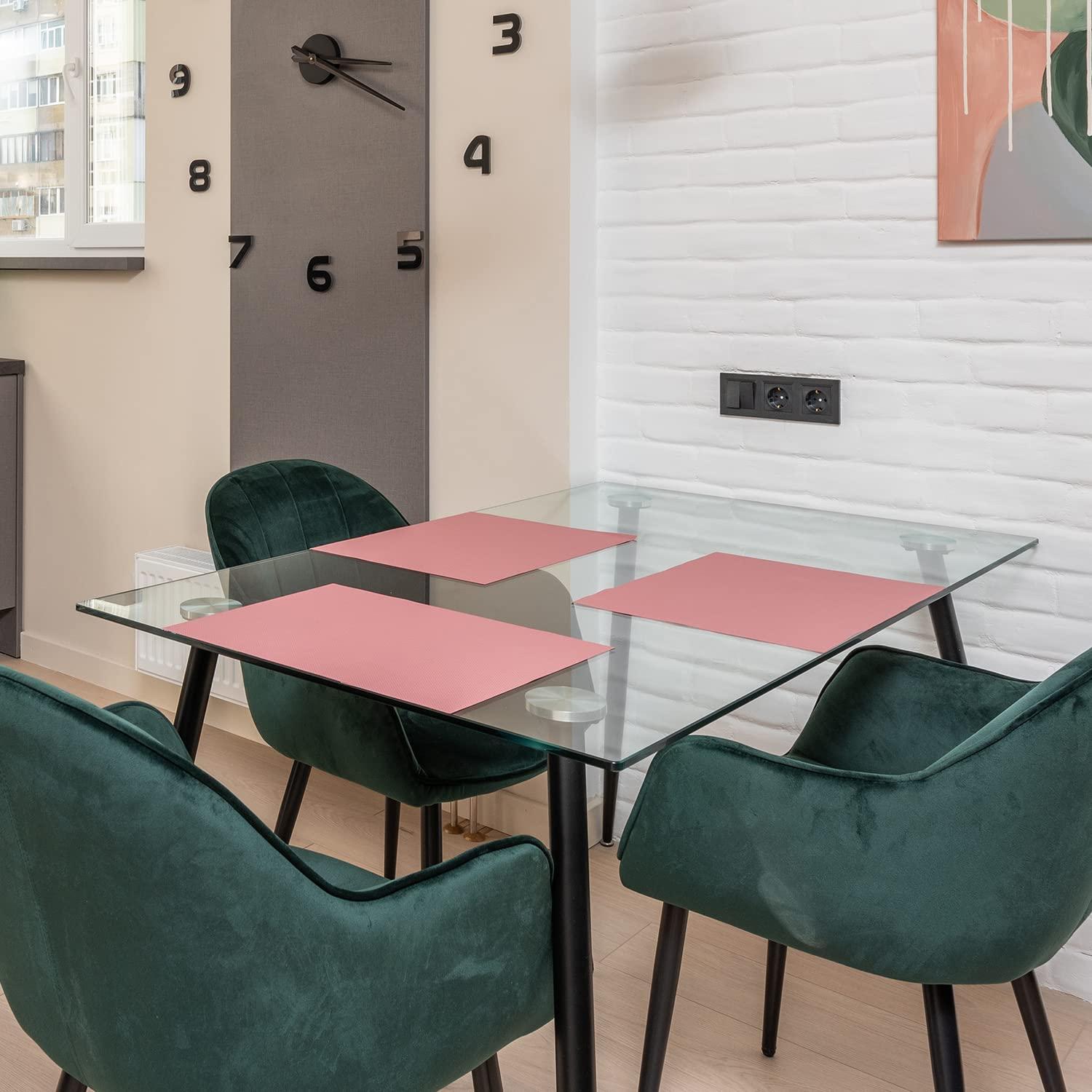 Fab Glass and Mirror Fab Glass and Mirror Rectangle Glass Table Top 12 x 18 inch - Tempered Glass Table Tops 1/8\" Thick with Flat Edge - Replacement Glass for Dining Table, Coffee Table, Office Table, Side Table