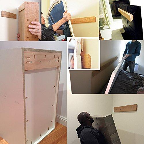 TFKitchen Wooden French Cleat 3/4\" Thick, 3 Inches Depth x 36 Inches Width