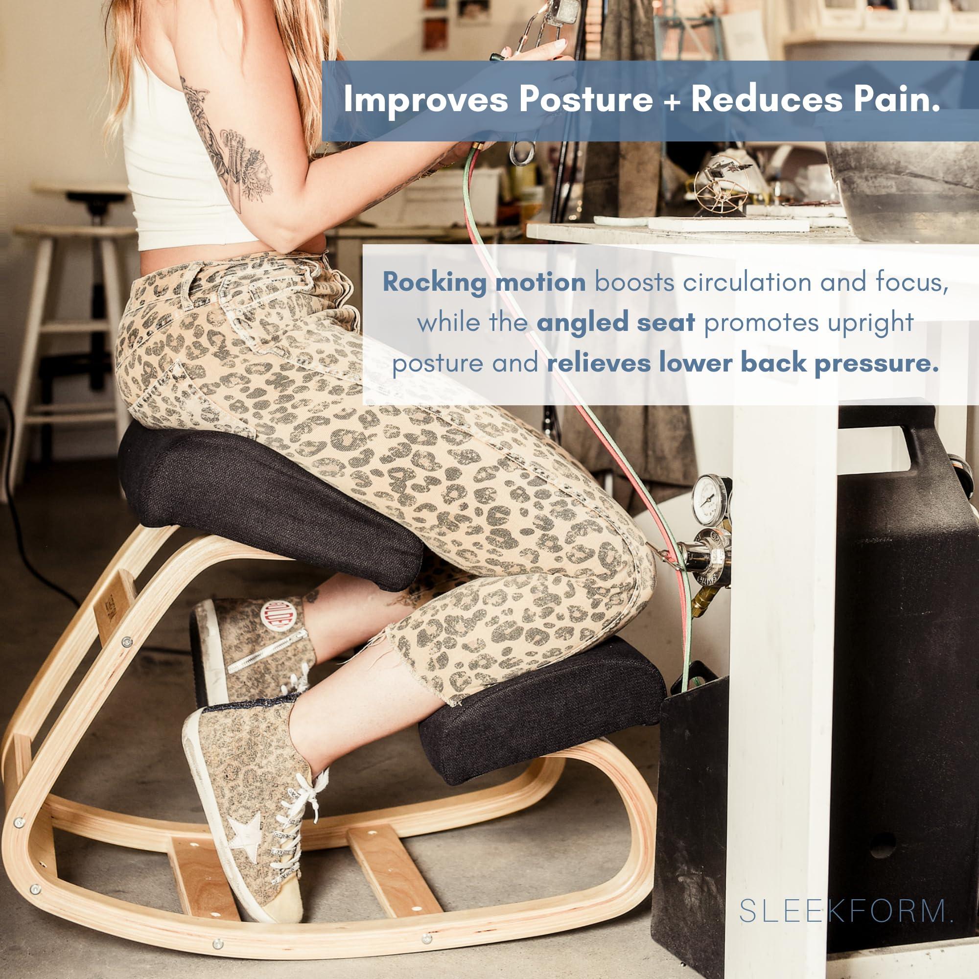 Sleekform Sleekform Austin Kneeling Chair - Home Office Ergonomic Computer Desk Stool For Active Sitting