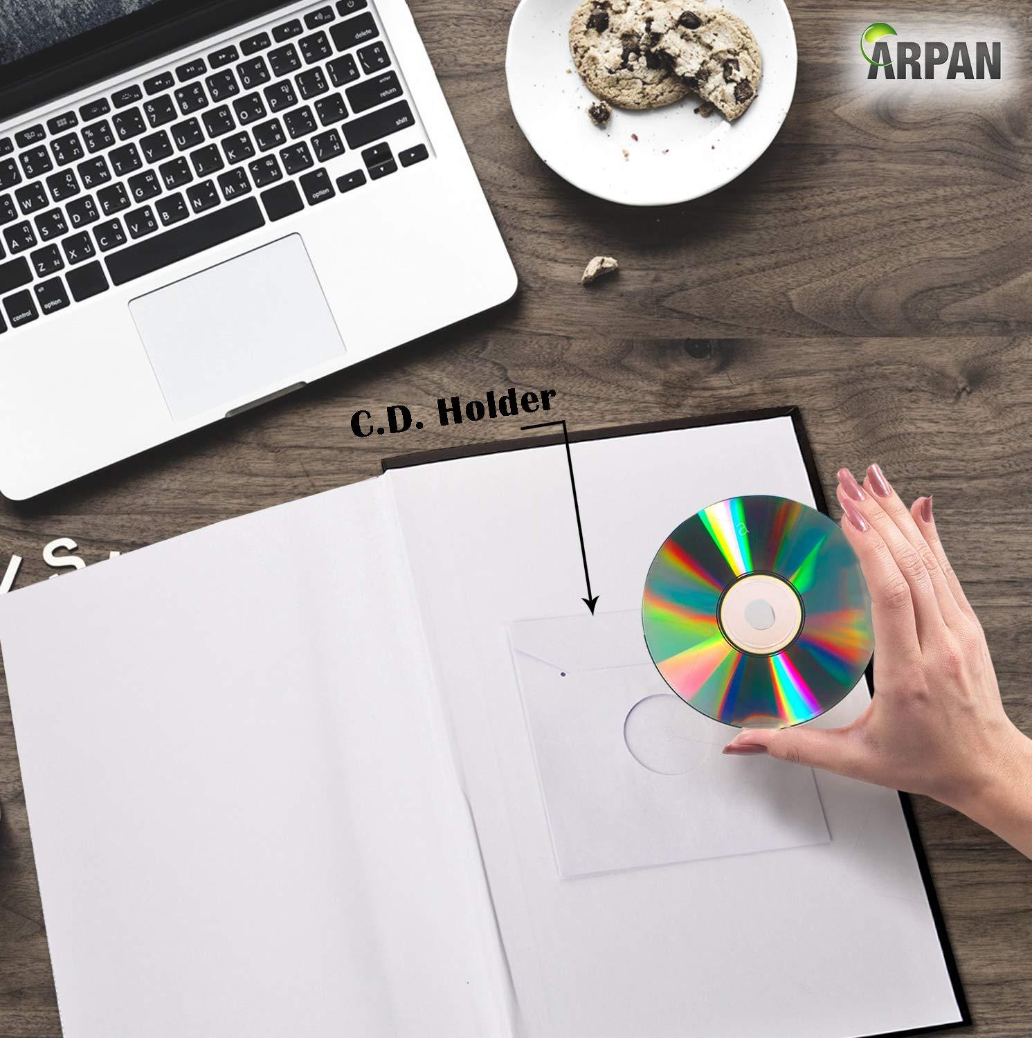 ARPAN ARPAN Large Memo Slip in Bookbound Photo Album for 300 6x4\'\' Photos (Black)