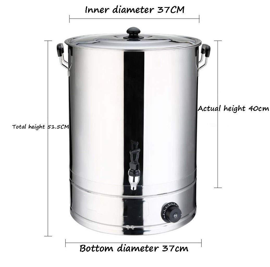 HDVLXZLY HDVLXZLY Stainless Steel Catering Hot Water/Tea Urn | Instant Water Heater, Boiler and | Suitable for Commercial/Office Use | Double Wall Insulated