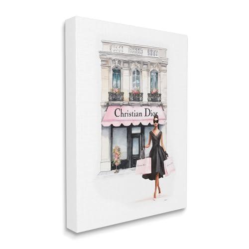 Stupell Industries Stupell Industries Woman & Fashion Shop Canvas Wall Art by Amanda Greenwood